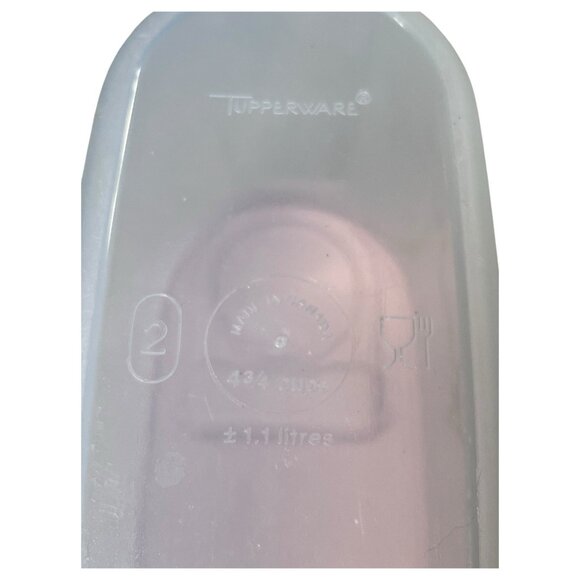 Lot 3 Tupperware Modular Mates Oval Containers Pink Lids - Picture 10 of 13